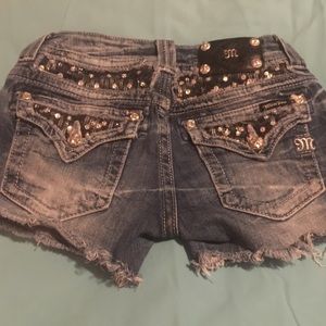 Miss Me Cut off Shorts Size 27 EUC